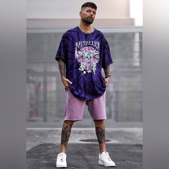 Metallica purple Nor Cal tie dye t-shirt size medium unisex - Picture 8 of 8